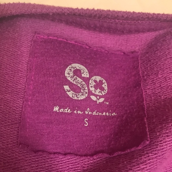SO brand NYC purple sweater - Picture 7 of 8